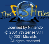 Fish Files, The (Europe) (En,Fr,De,Es,It) Title Screen
